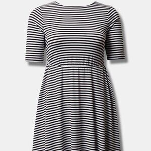 Mini Jersey Twist Back Skater Dress size 3